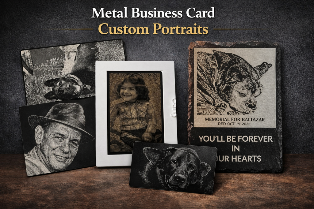 Aluminum Portrait Cards