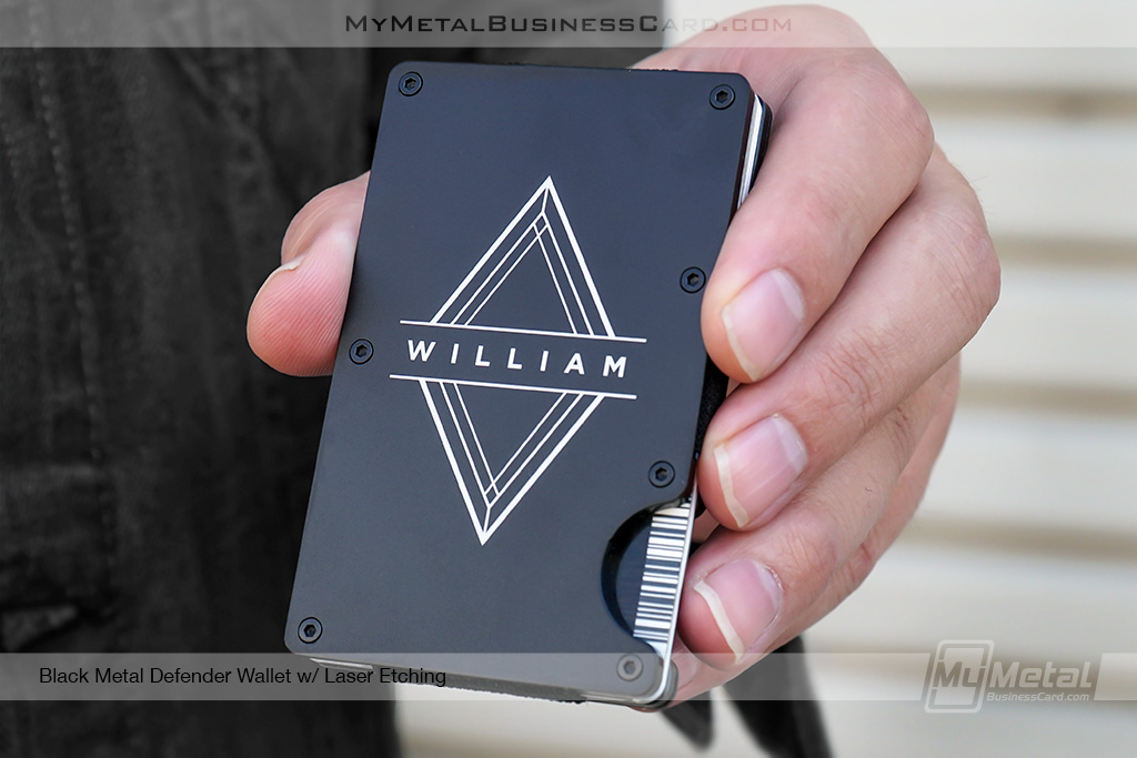 Custom Engraved Metal Minimalist Wallets