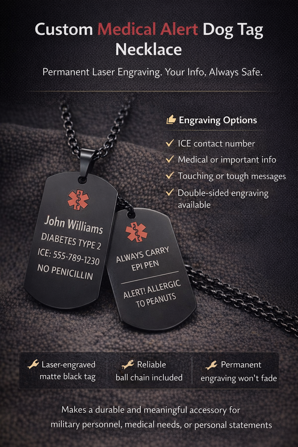 Custom Engraved Tags