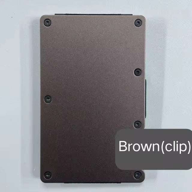 Custom Engraved Metal Minimalist Wallets