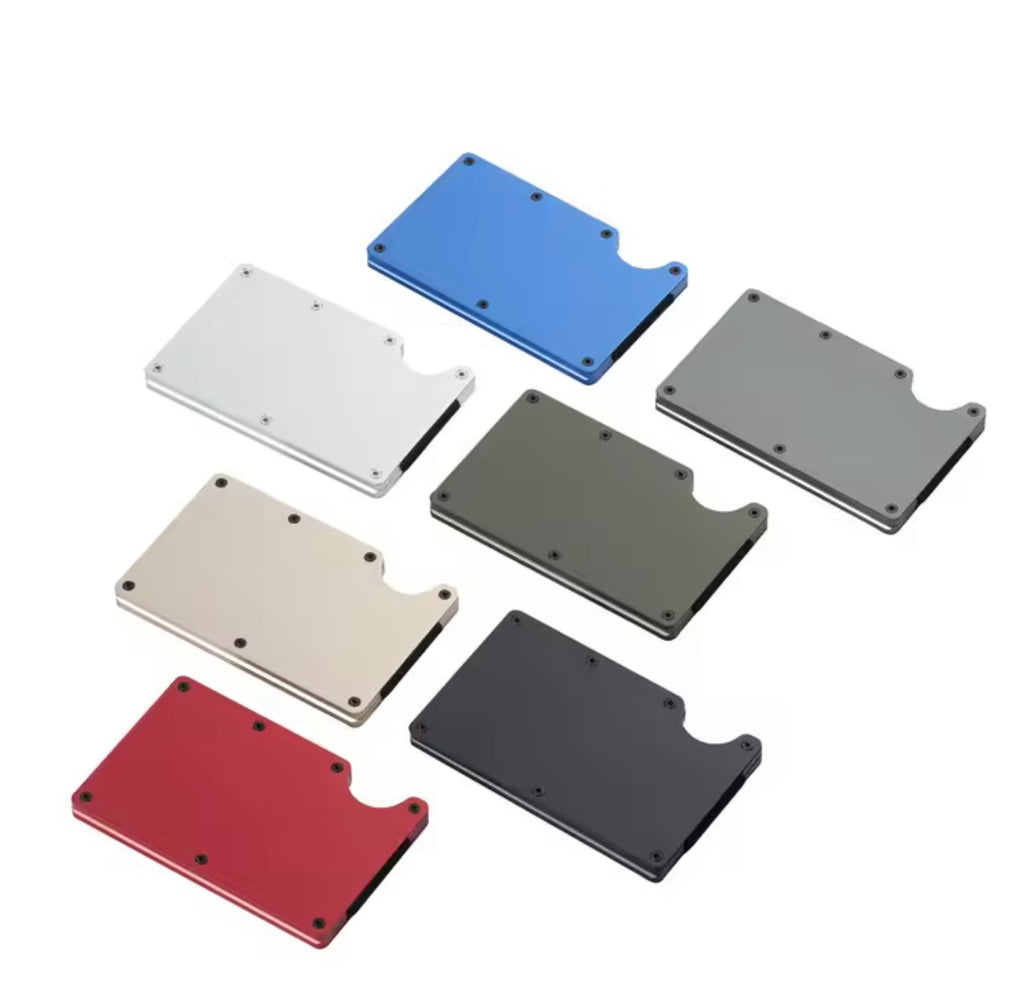 Custom Engraved Metal Minimalist Wallets