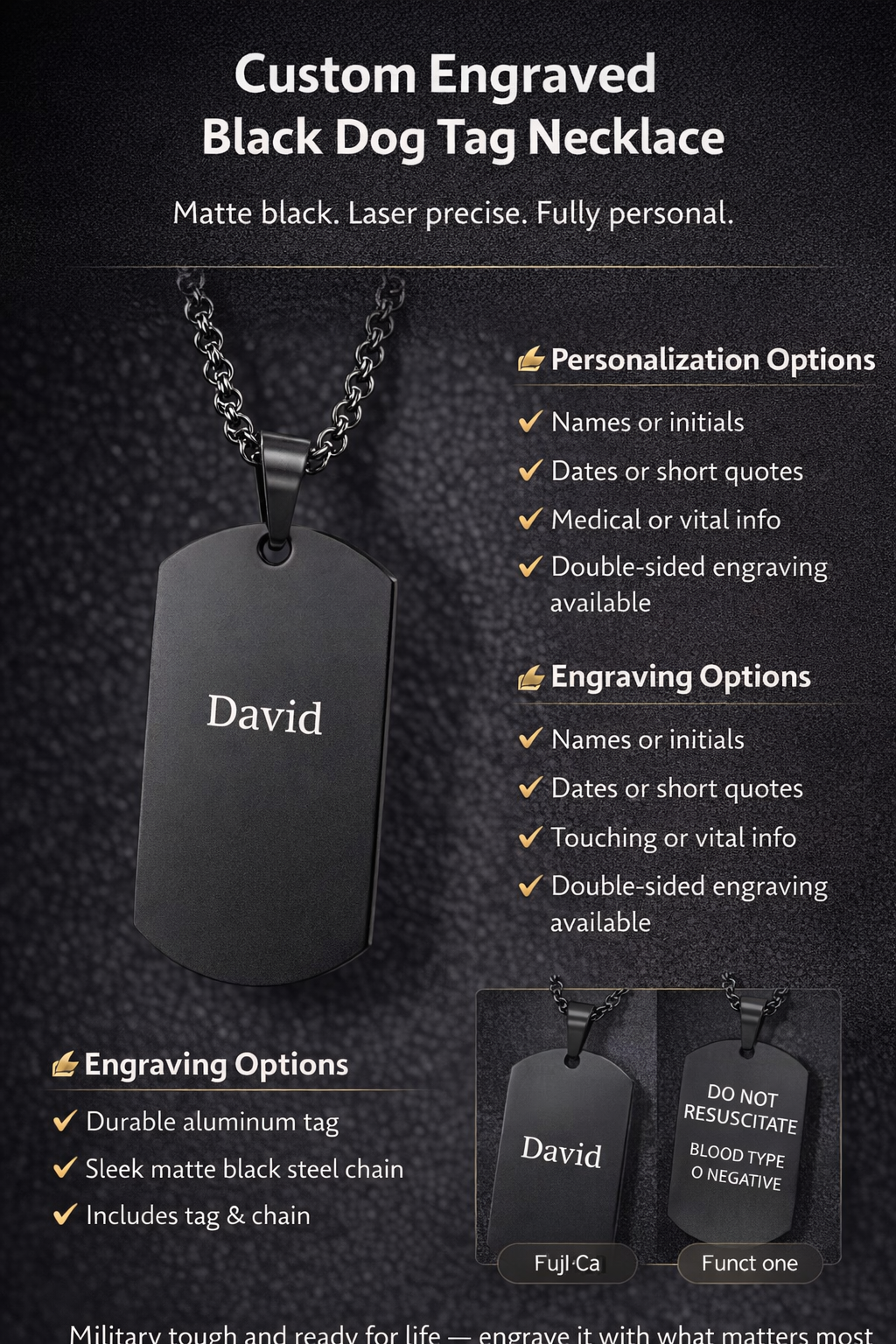 Custom Engraved Tags