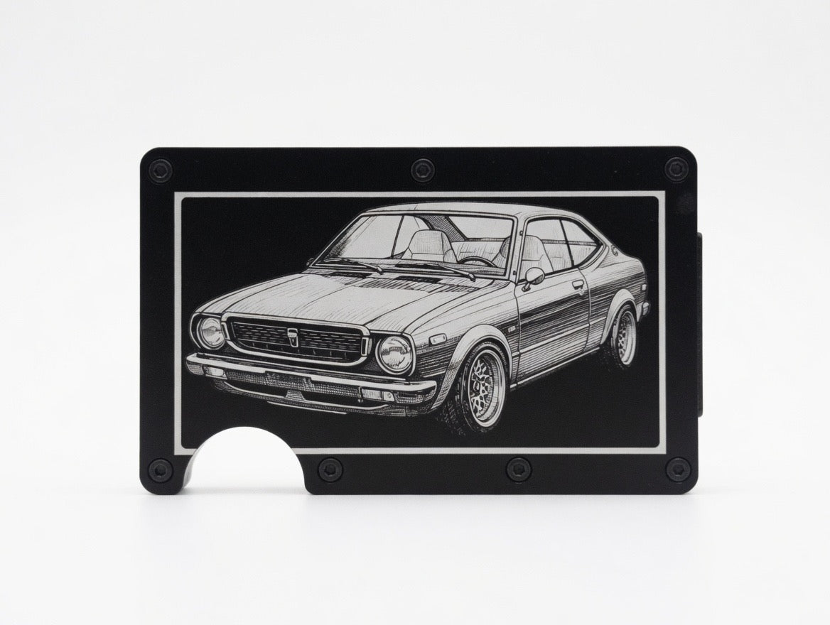 Custom Engraved Metal Minimalist Wallets