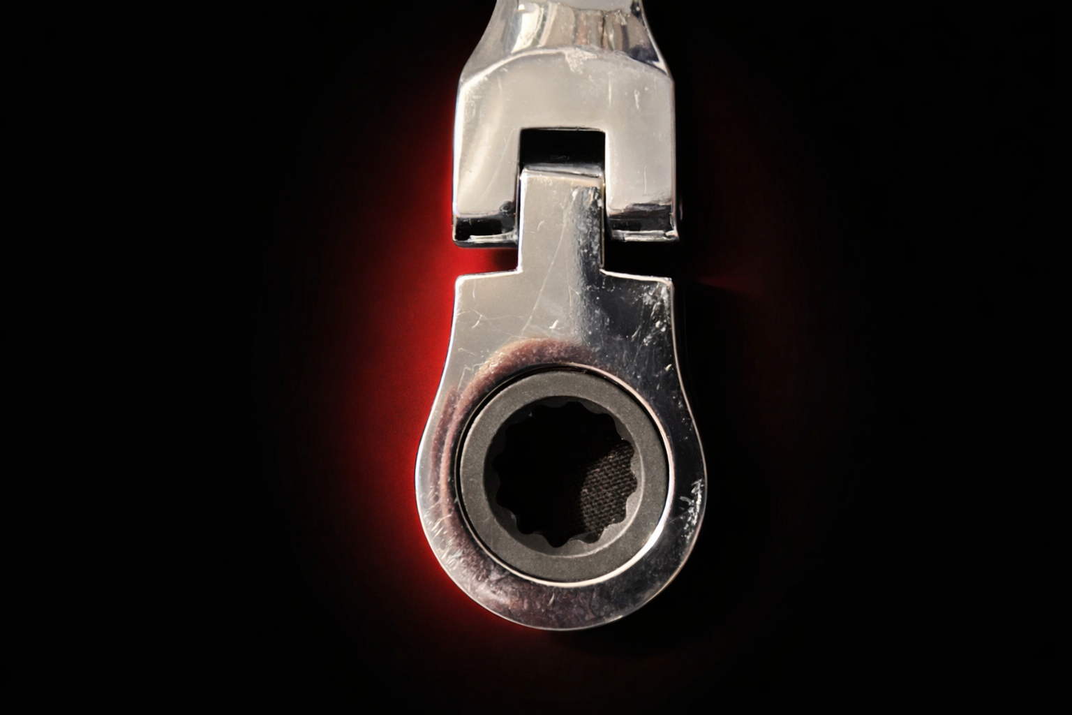 10mm Ratchet Wrench Keychain – Custom Laser-Engraved