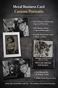 Aluminum Portrait Cards
