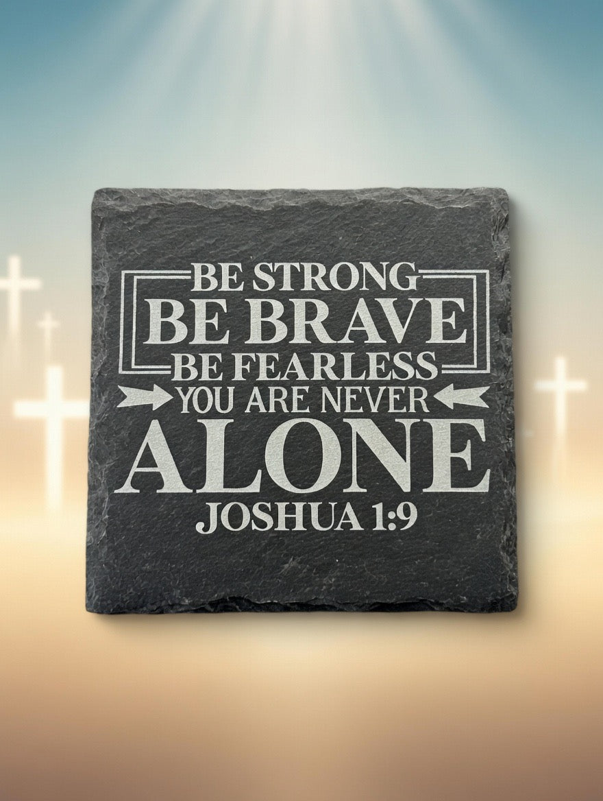 Custom Engraved Slate Coaster – Your Photo, Logo, or Design