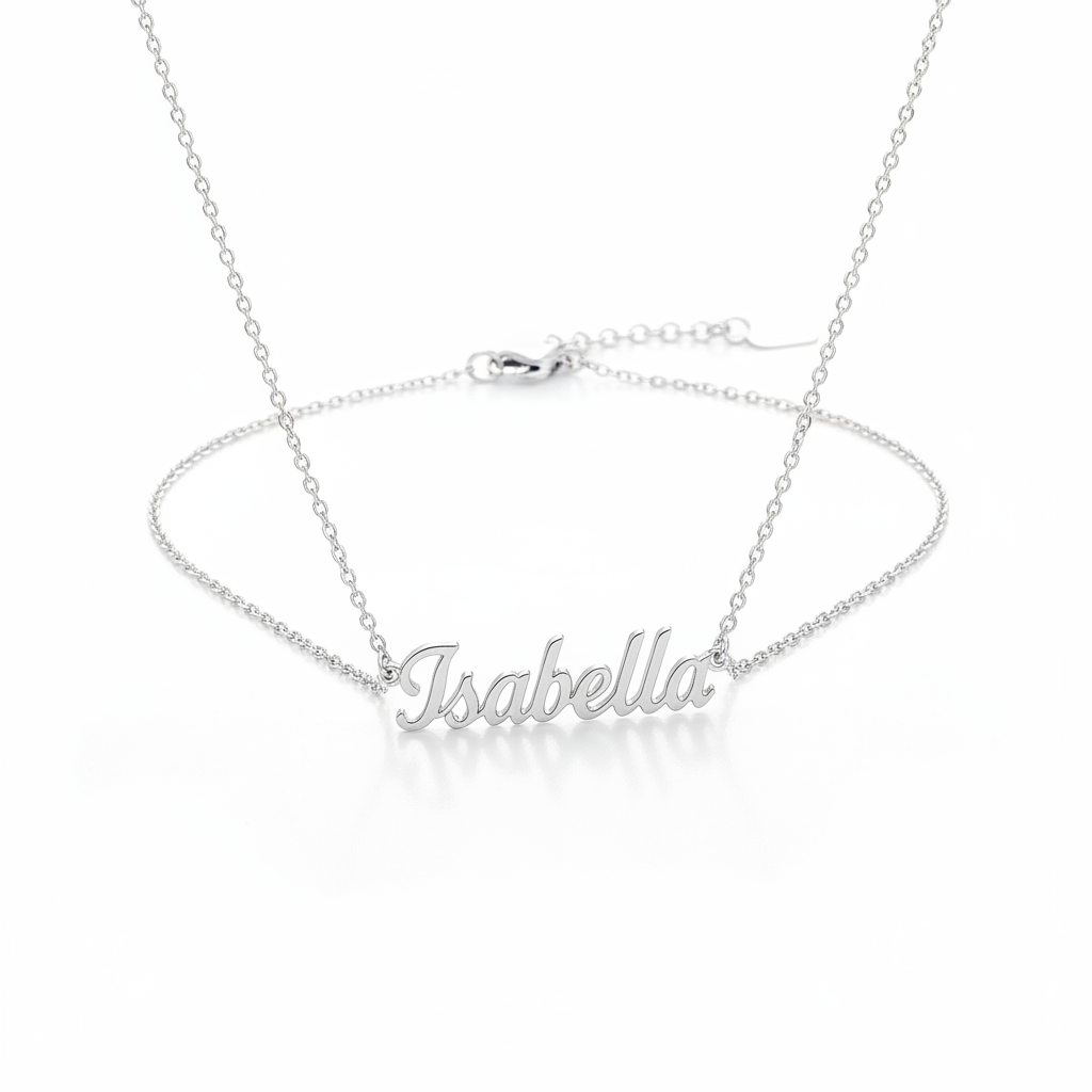 Custom Engraved Name Necklace